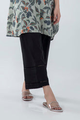 Stitched Black Culotte